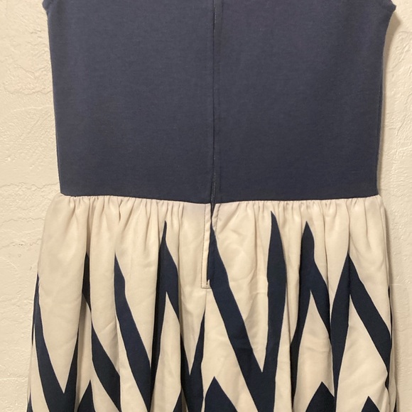 Xhilaration (Target) Navy Blue And White Sleeveless Dress - Picture 7 of 12